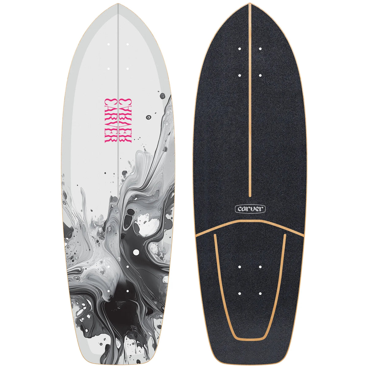 Komplett-Surfskate Carver Resin - Deck