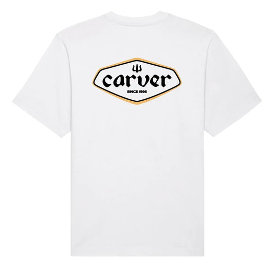 T-Shirt Carver 90's Logo White - M