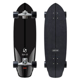 Carver Black Tip Carbon Fiber 32,5 Zoll CX, Ober- und Unterseite des Decks