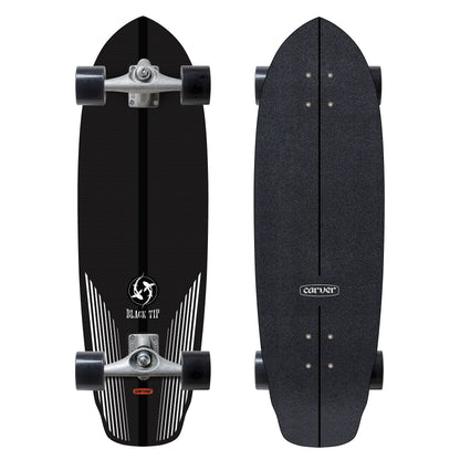 Carver Black Tip Carbon Fiber 32,5 Zoll CX, Ober- und Unterseite des Decks