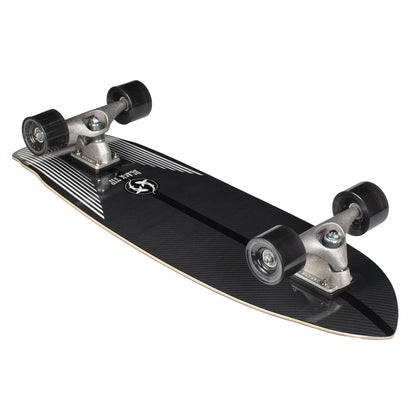 Carbonfasergewebe unter dem Deck des Carver Black Tip Carbon Fiber