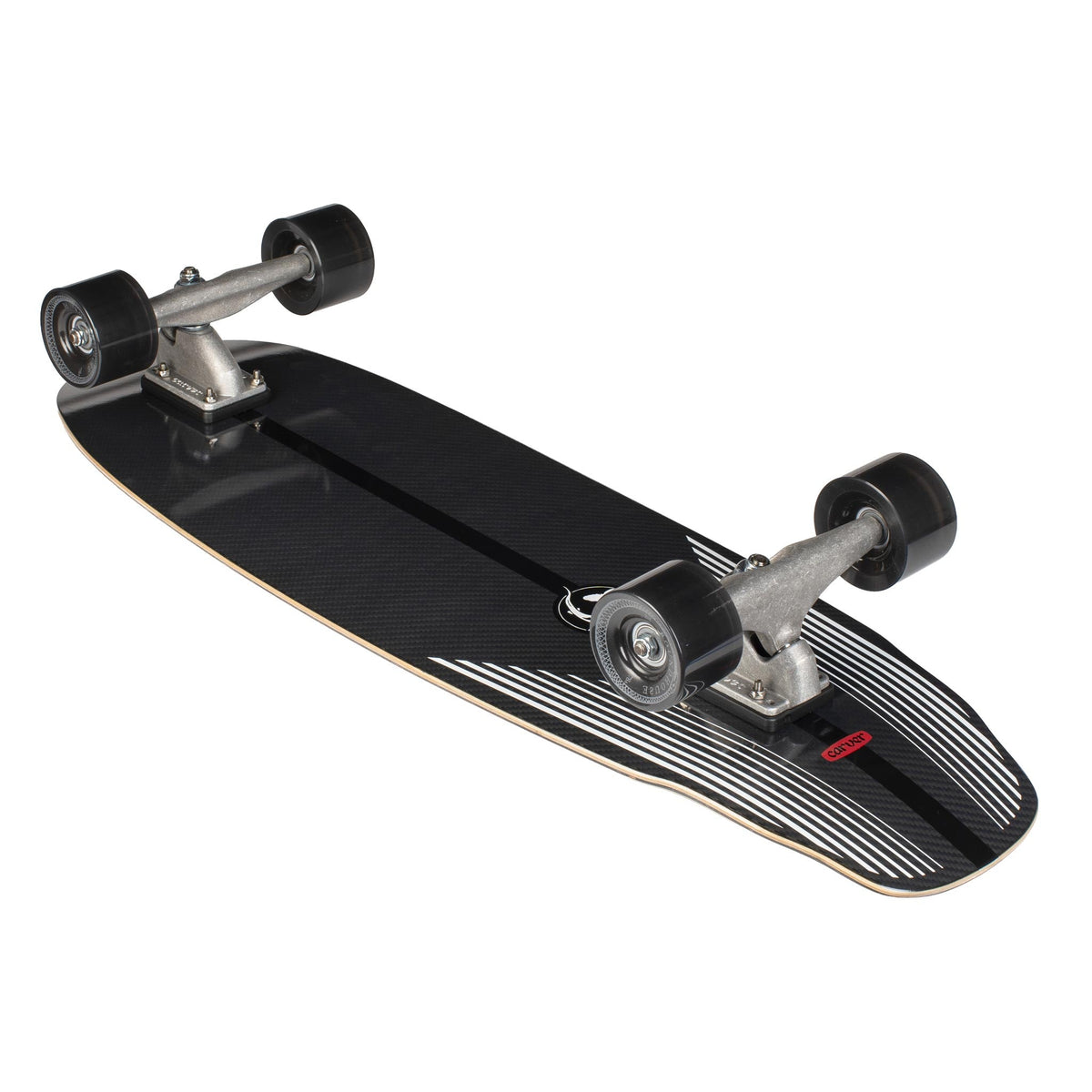 Detail der Carbon-Unterseite des Carver Black Tip Carbon Fiber CX
