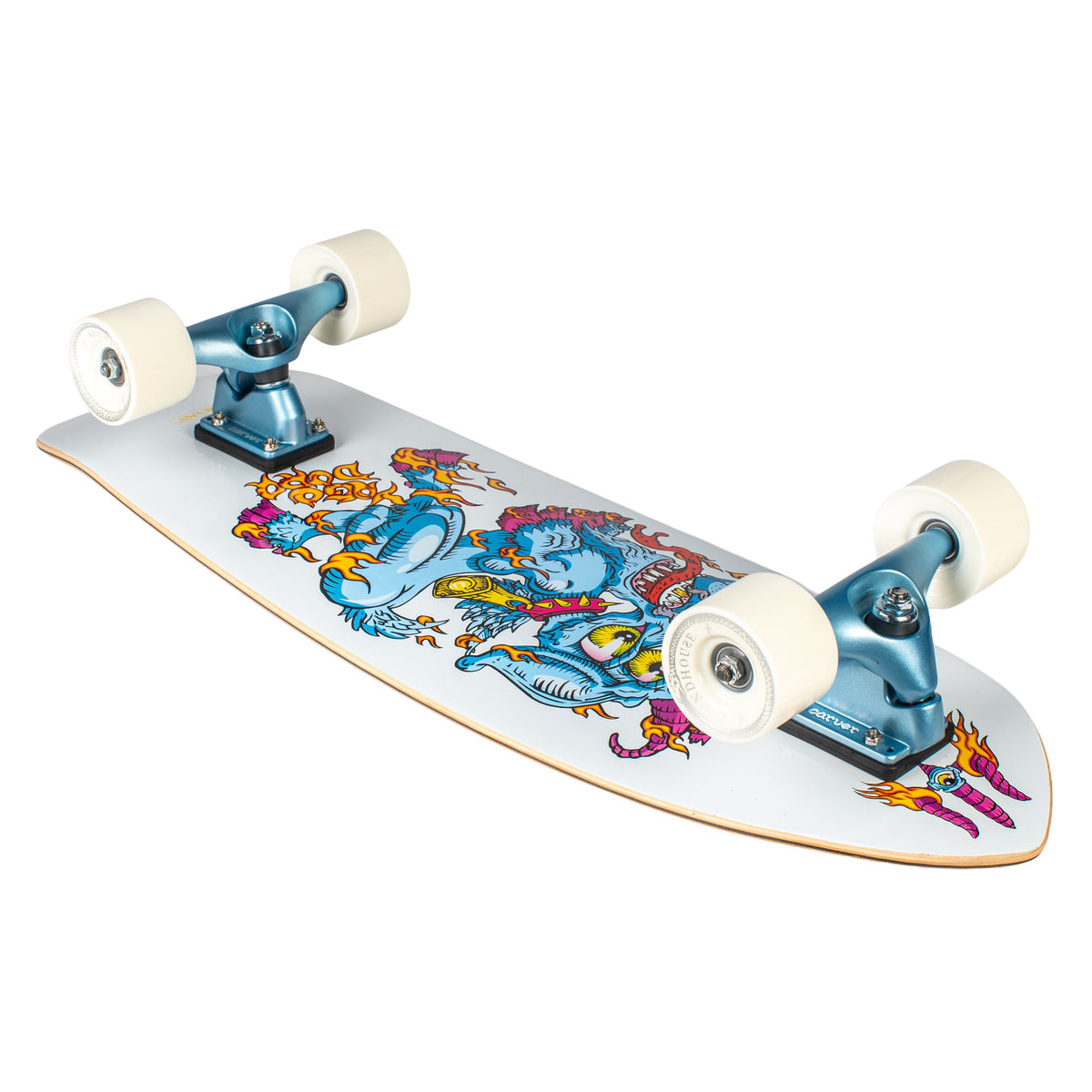 Unterseite des Decks Carver Yago Fire Goat CX