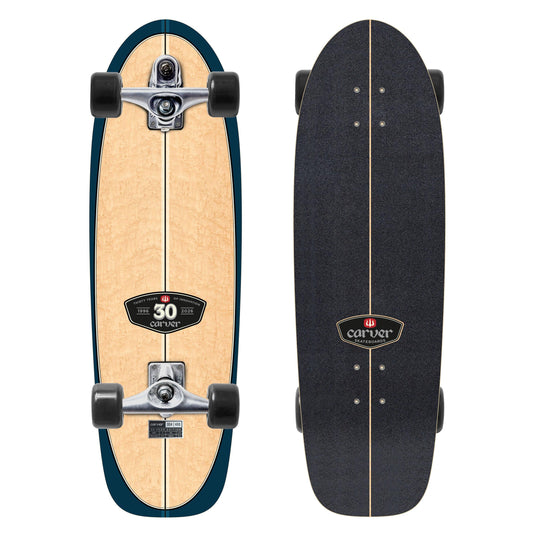 Carver 30 Year Limited Edition 32,5 Zoll, Ober- und Unterseite des Decks
