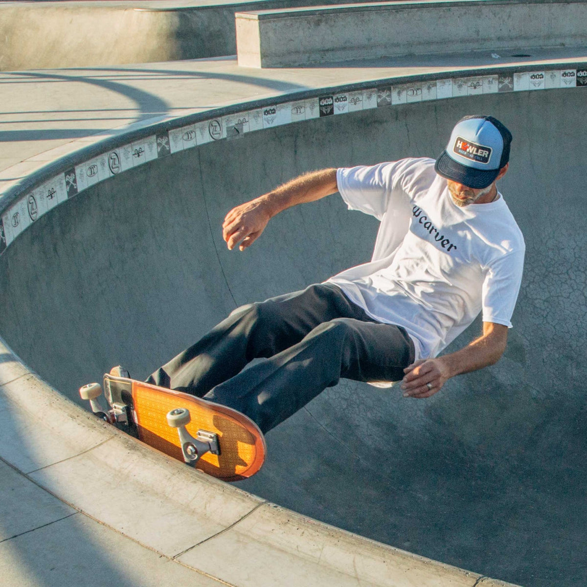 Trucks Carver C5 Hollow : géométrie à axe unique, du carving au street