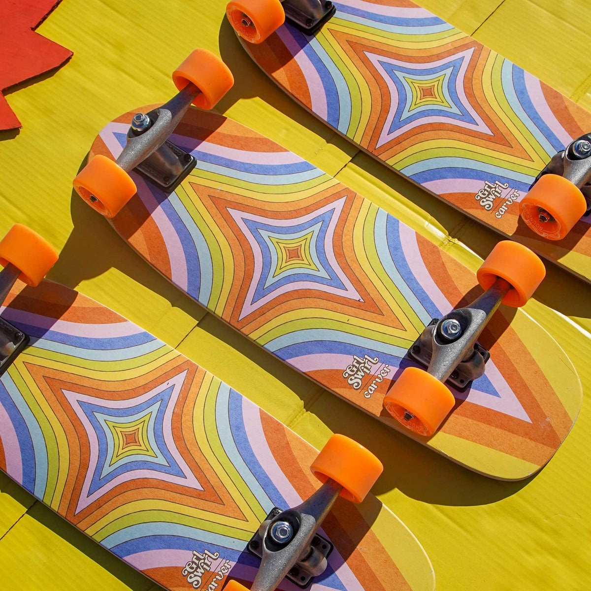 Surfskate complet Surfskate Carver GRLSWIRL Daydream