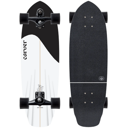 Komplett-Surfskate Carver Black Tip V2 - C7