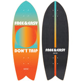 Surfskate-Deck Carver Free & Easy Gradient Sun