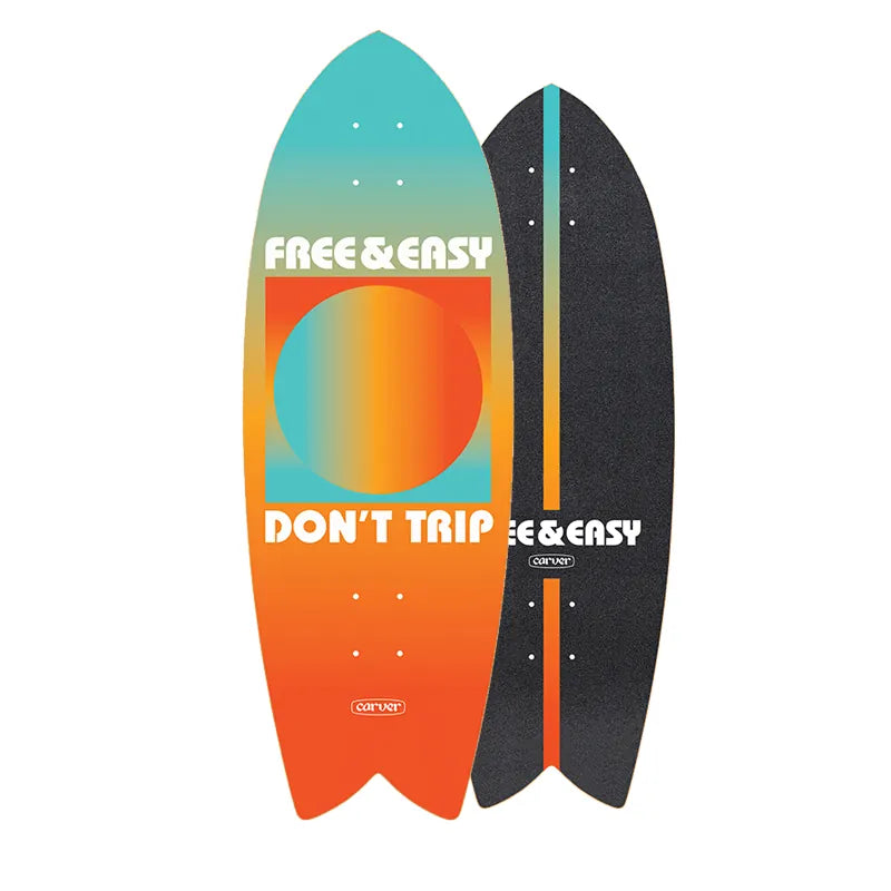 Surfskate-Deck Carver Free & Easy Gradient Sun