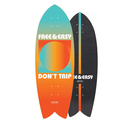 Surfskate-Deck Carver Free & Easy Gradient Sun