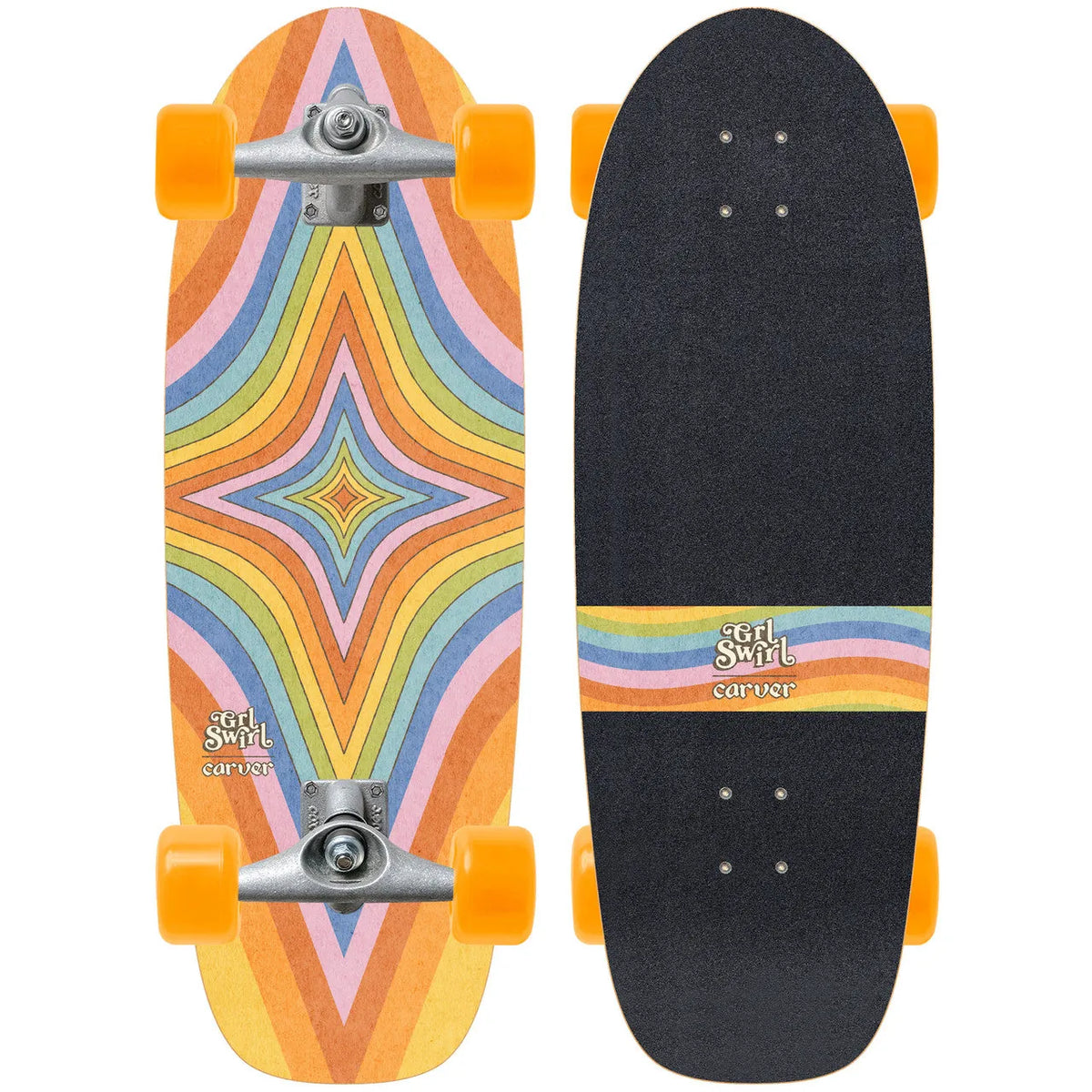 Komplett-Surfskate Carver GRLSWIRL Daydream