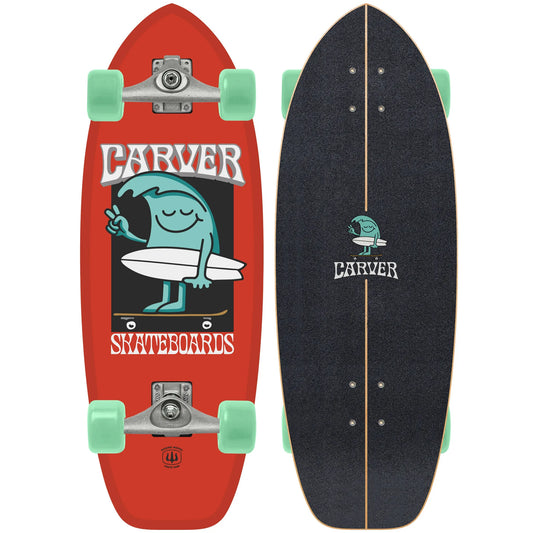 Komplett-Surfskate Carver Raw Wavy Davy