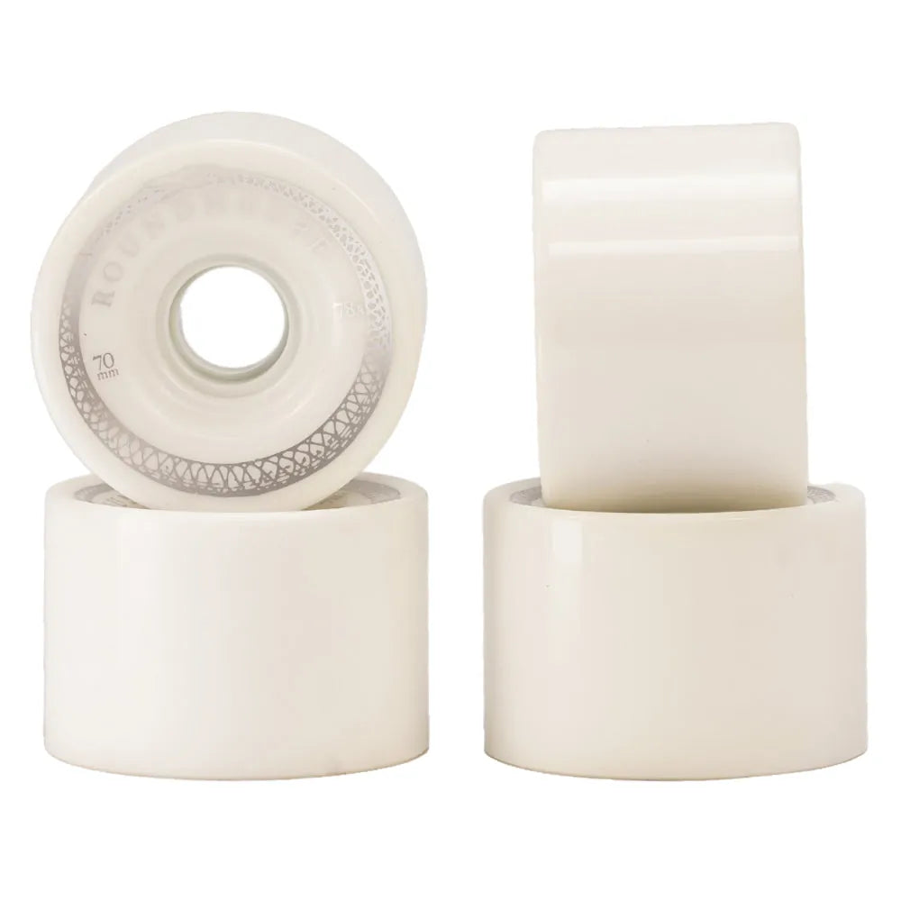 Surfskate-Rollen Carver Roundhouse Mag Wheels 70 mm 78A - Shell White