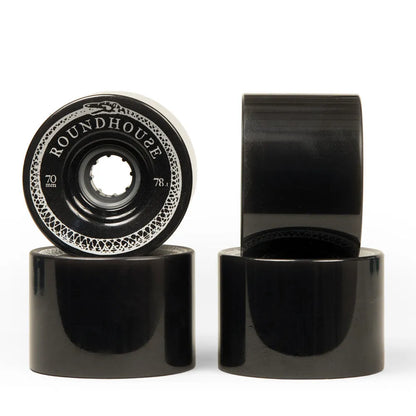 Surfskate-Rollen Carver Roundhouse Mag Wheels 70 mm 78A - Shell White