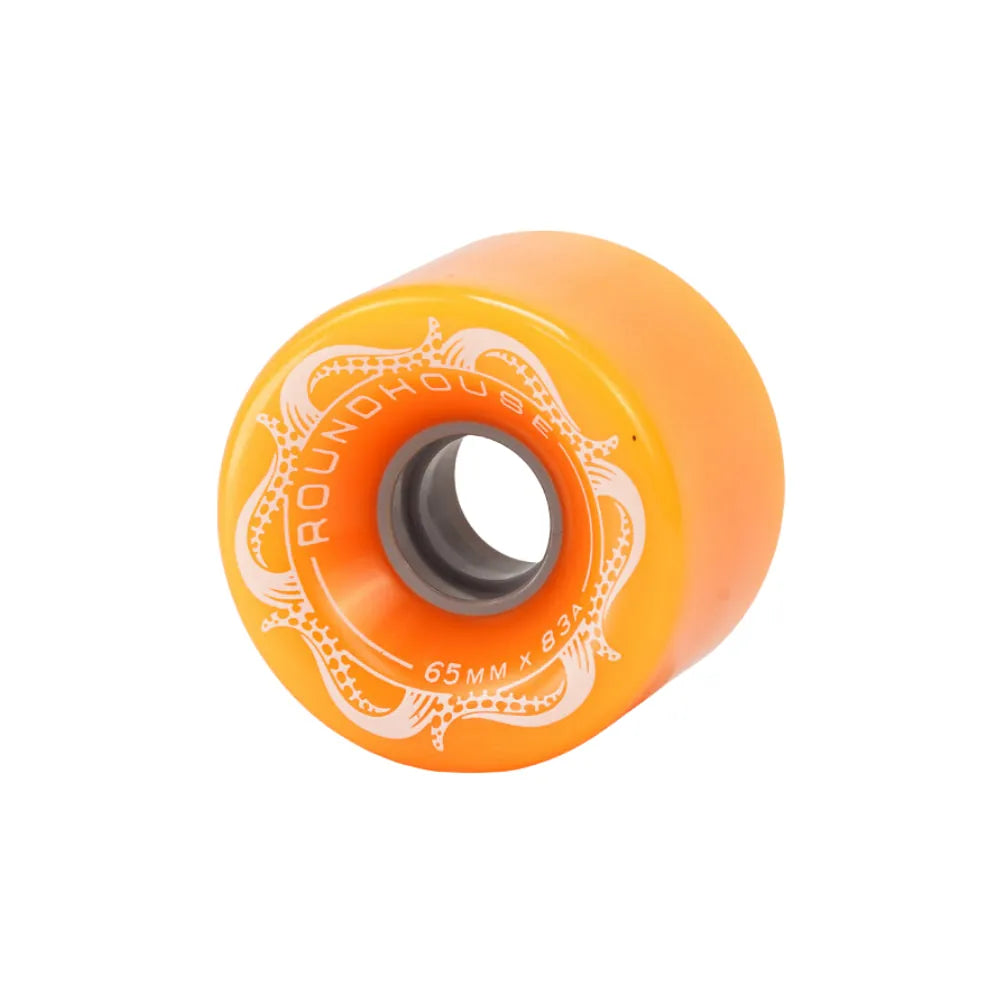 Surfskate-Rollen Carver Roundhouse Slicks Wheels 65 mm 83A - Orange Glo