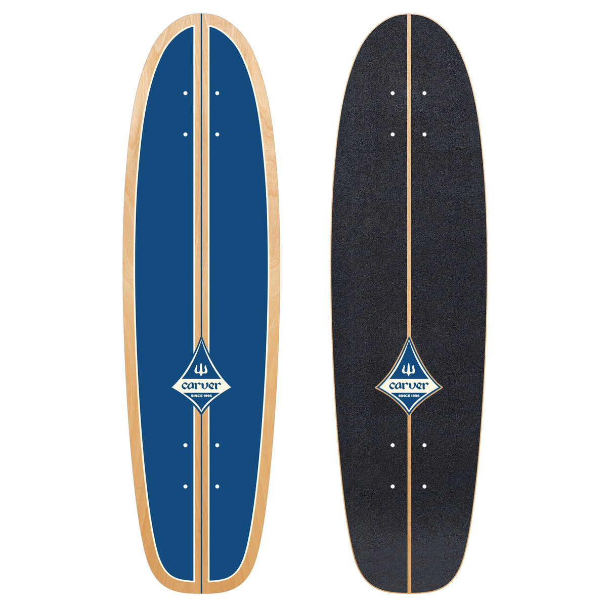 Komplett-Surfskate Carver Surfrider Blue - Deck