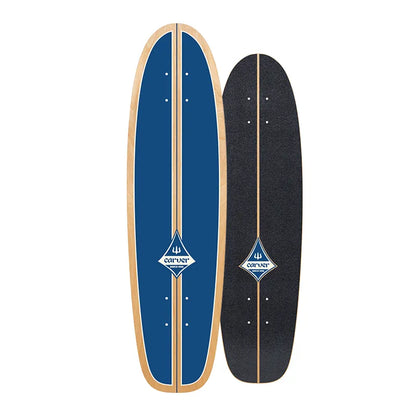 Komplett-Surfskate Carver Surfrider Blue - Deck