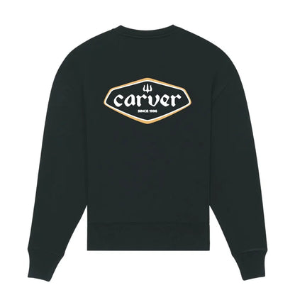 Sweatshirt Carver Crewneck 90's Logo Black - M