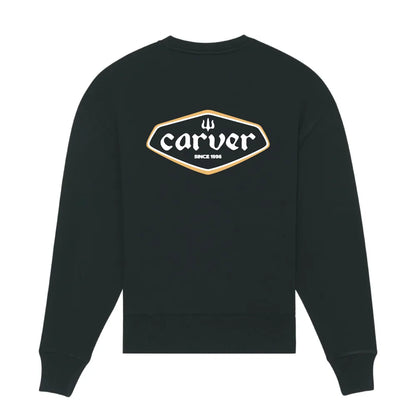 Sweatshirt Carver Crewneck 90's Logo Black - M