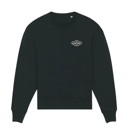 Sweatshirt Carver Crewneck 90's Logo Black - S