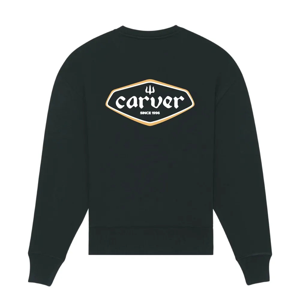 Sweatshirt Carver Crewneck 90's Logo Black - S