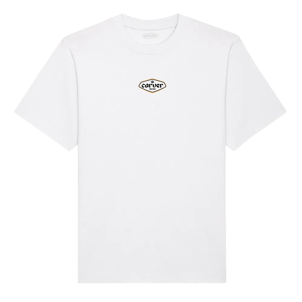 T-Shirt Carver 90's Logo White - L