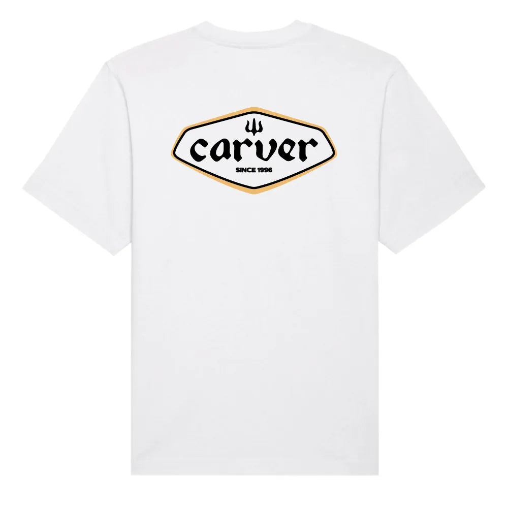 T-Shirt Carver 90's Logo White - L