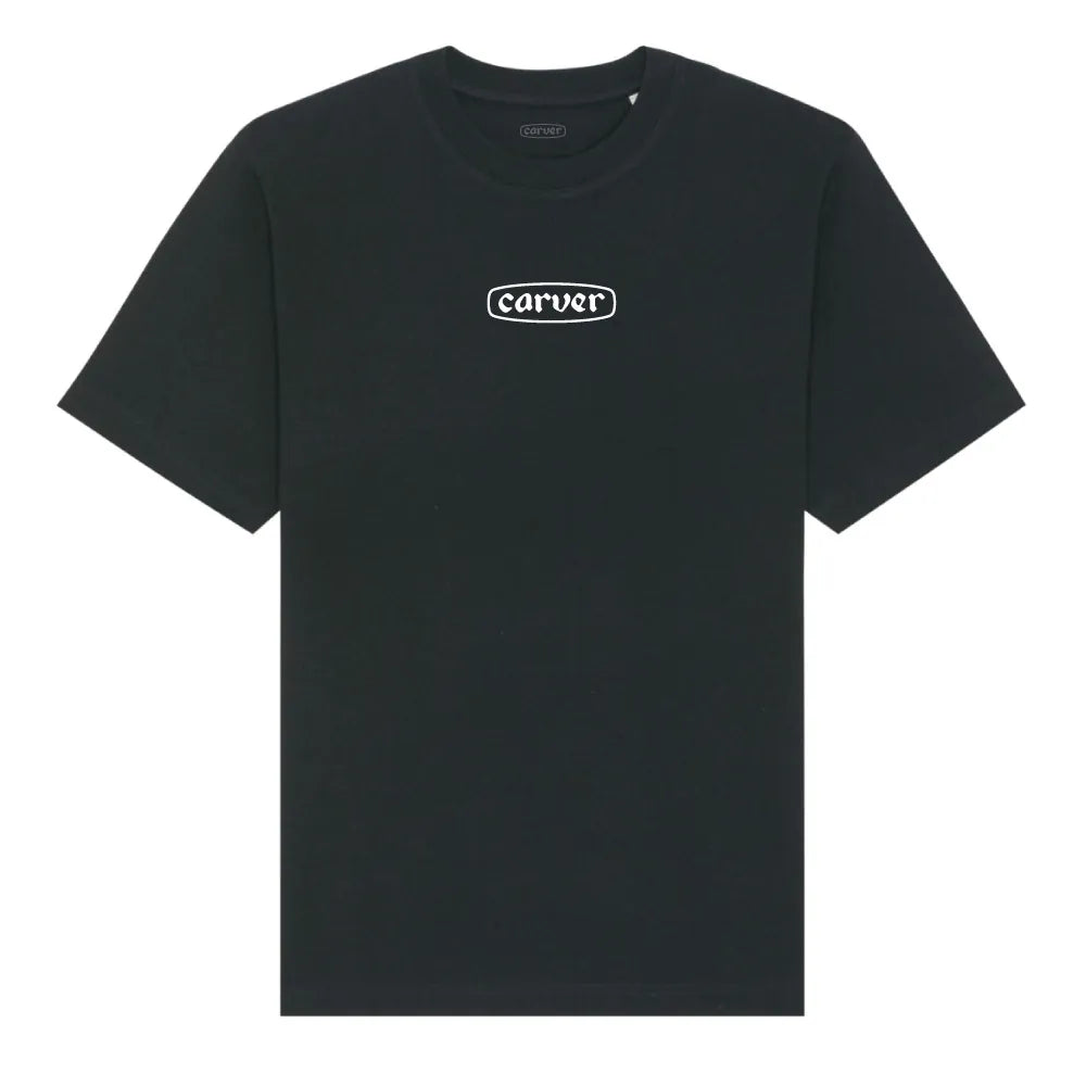 T-Shirt Carver Logo Black - M