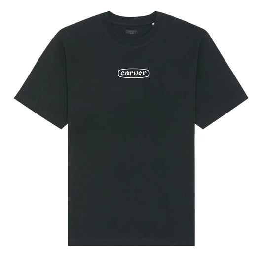T-Shirt Carver Logo Black - S