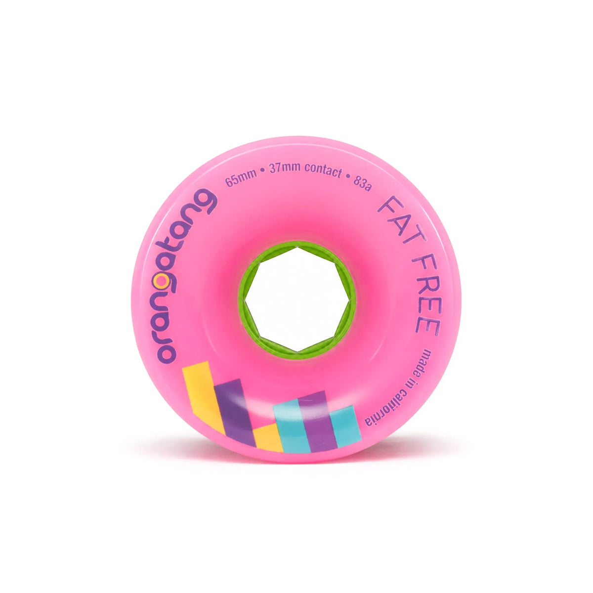 Surfskate-Rollen Orangatang Fat Free - Pink