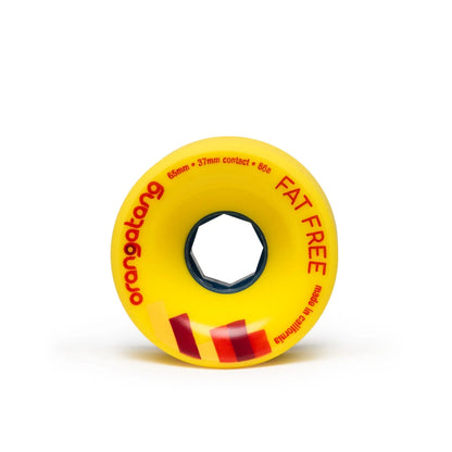 Surfskate-Rollen Orangatang Fat Free - Yellow