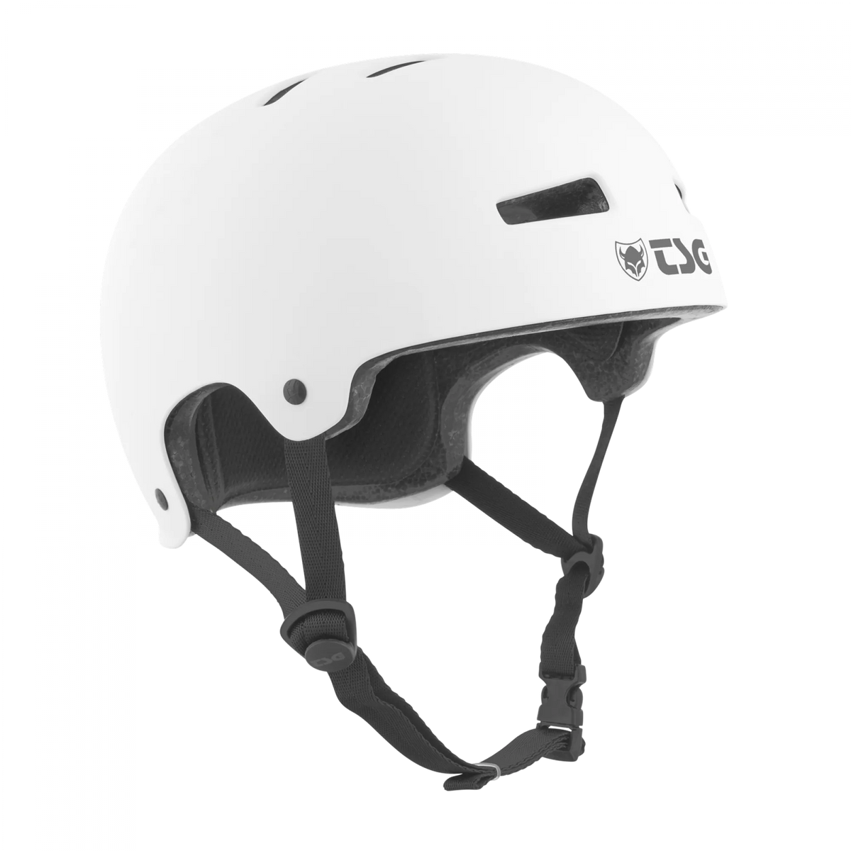 Skatehelm TSG Evolution Youth Solid Color - Satin White
