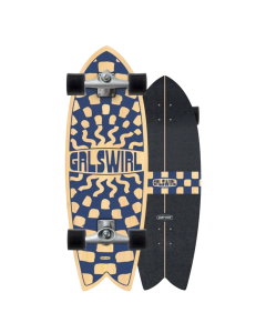 Surfskate Swirlcheck 29.25" Raw - CX Trucks