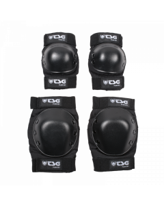 Protecciones TSG Plain-Set Noir Taille S