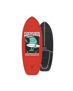 Deck Surfskate CARVER Wavy avec grip 28"