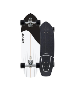 Surfskate Carver Black Tip 32.5'' C7