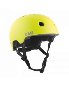 Casque TSG Meta Solid Color Satin Acid Yellow Taille JXXS/JXS