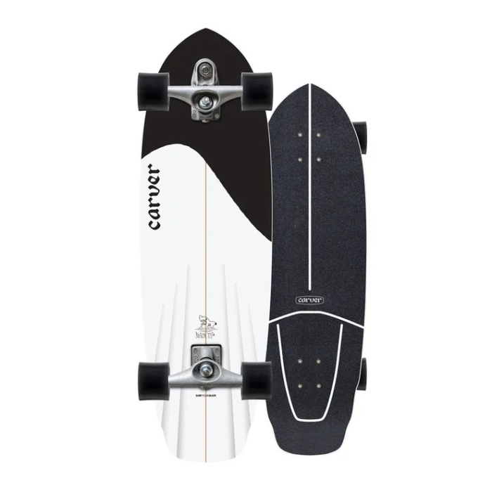 Carver Complete C7 32.5'' Black Tip Surfskate